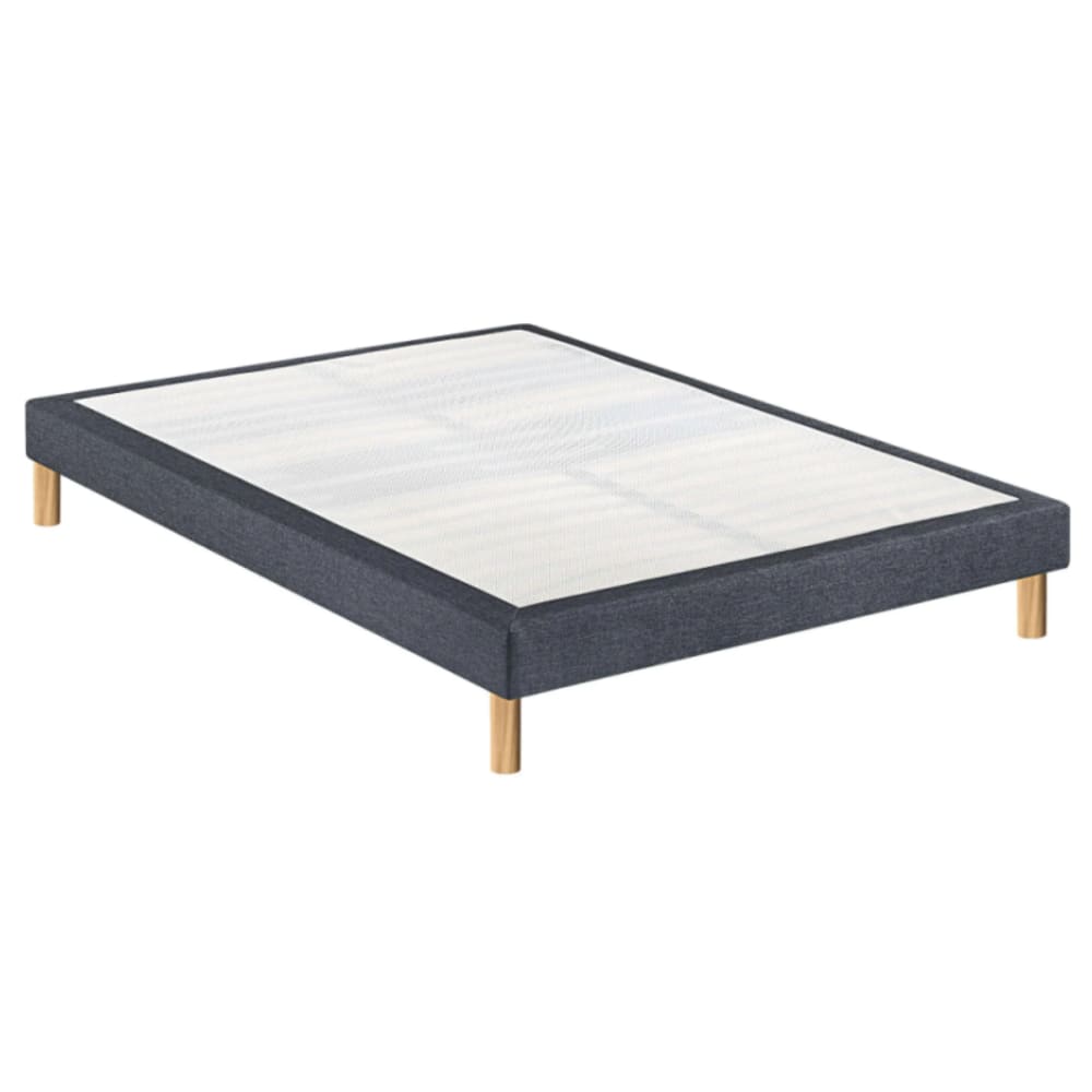 Merinos Sommier tapissier crayon confort morphologique 3 zones 80x190 Gris Bois