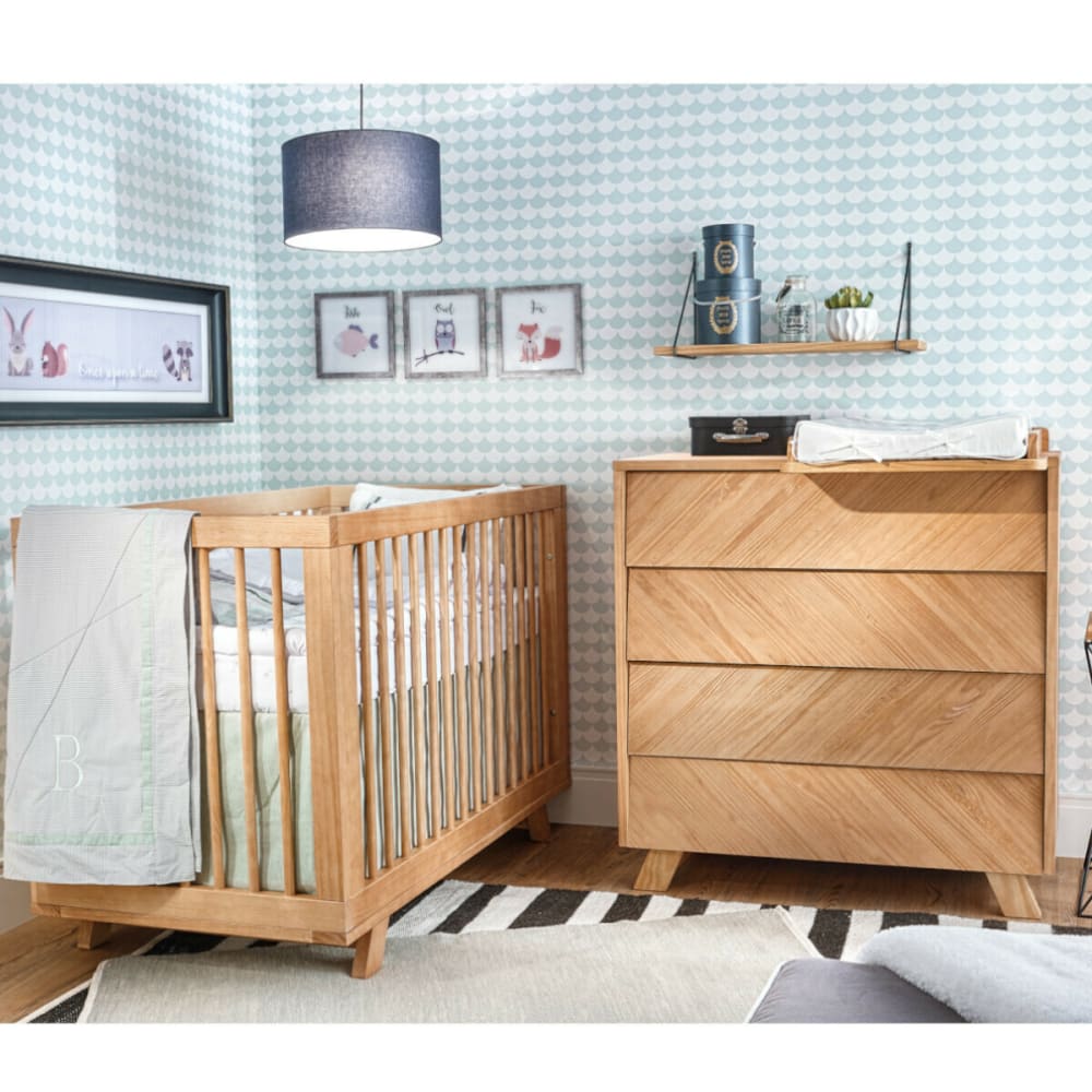 Chambre+complete+Montessori+bebe+bois+massif+70x140+cm