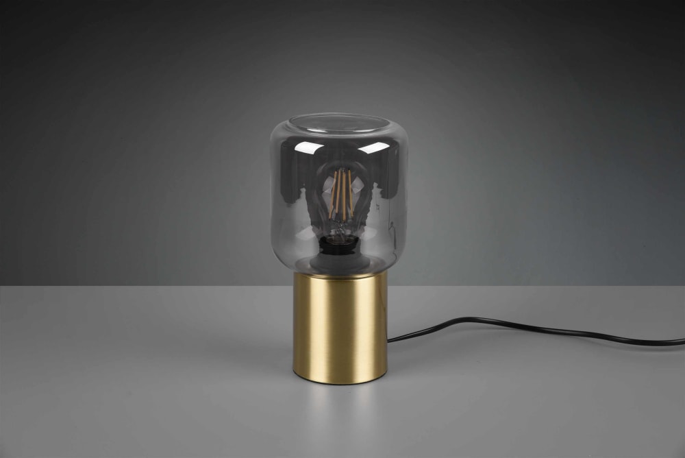 Lampe design en métal doré — vue 3