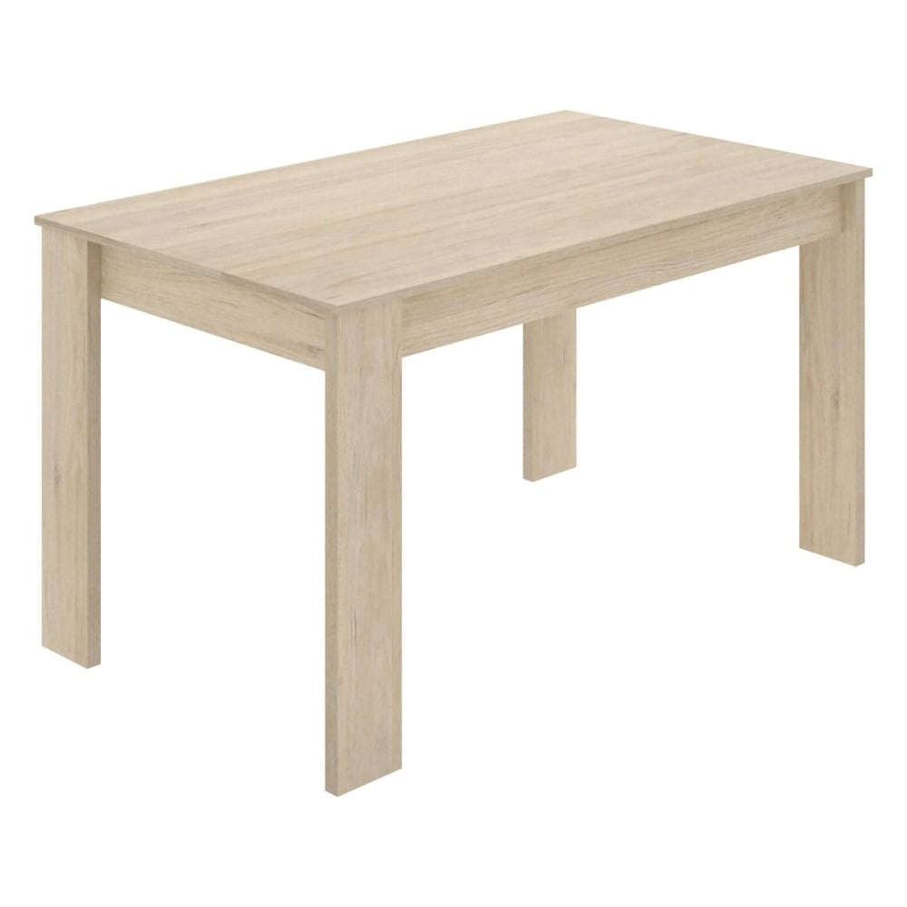Dmora Fester Tisch mit Eichenholzeffekt 138x81h77 cm style modern Braun