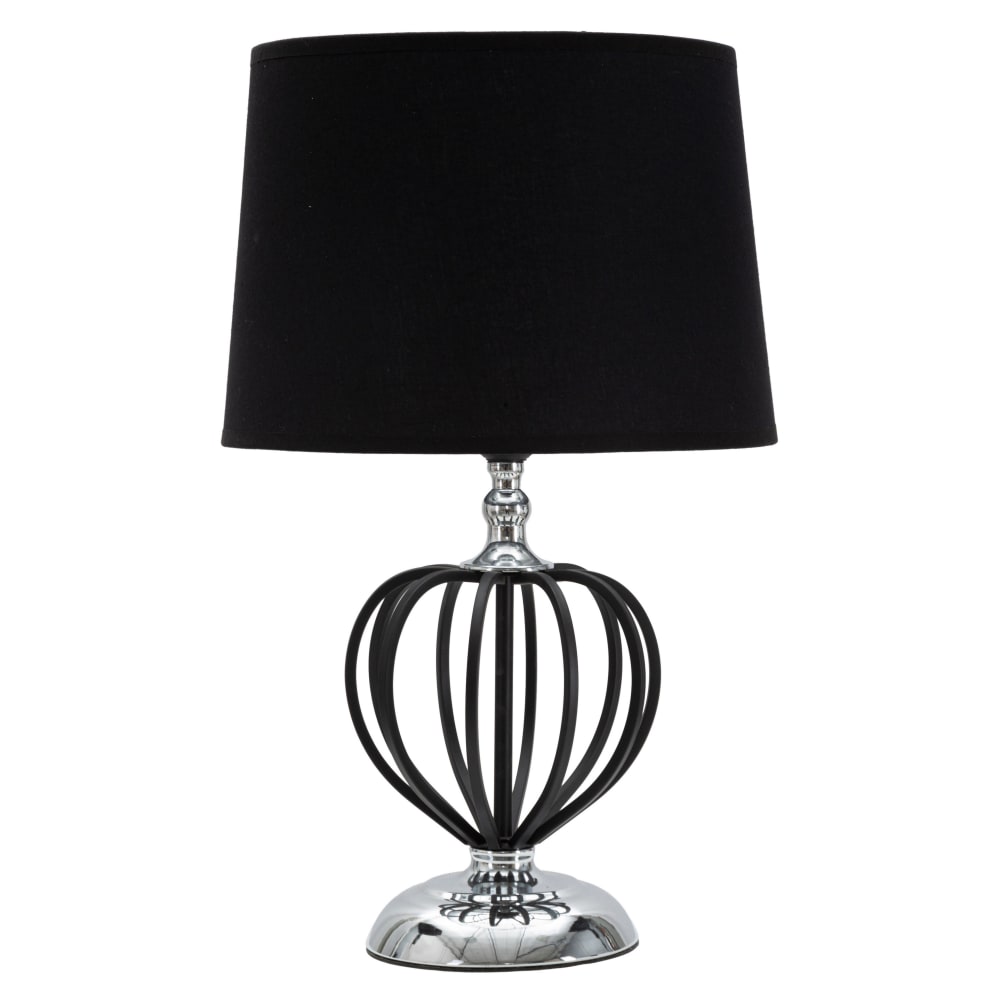 Lampe en métal noir