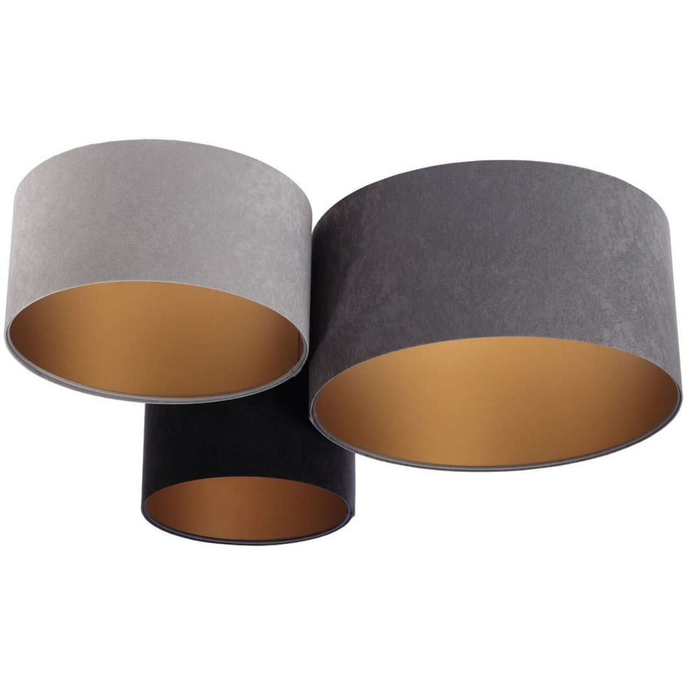 Plafonnier en tissu Trio