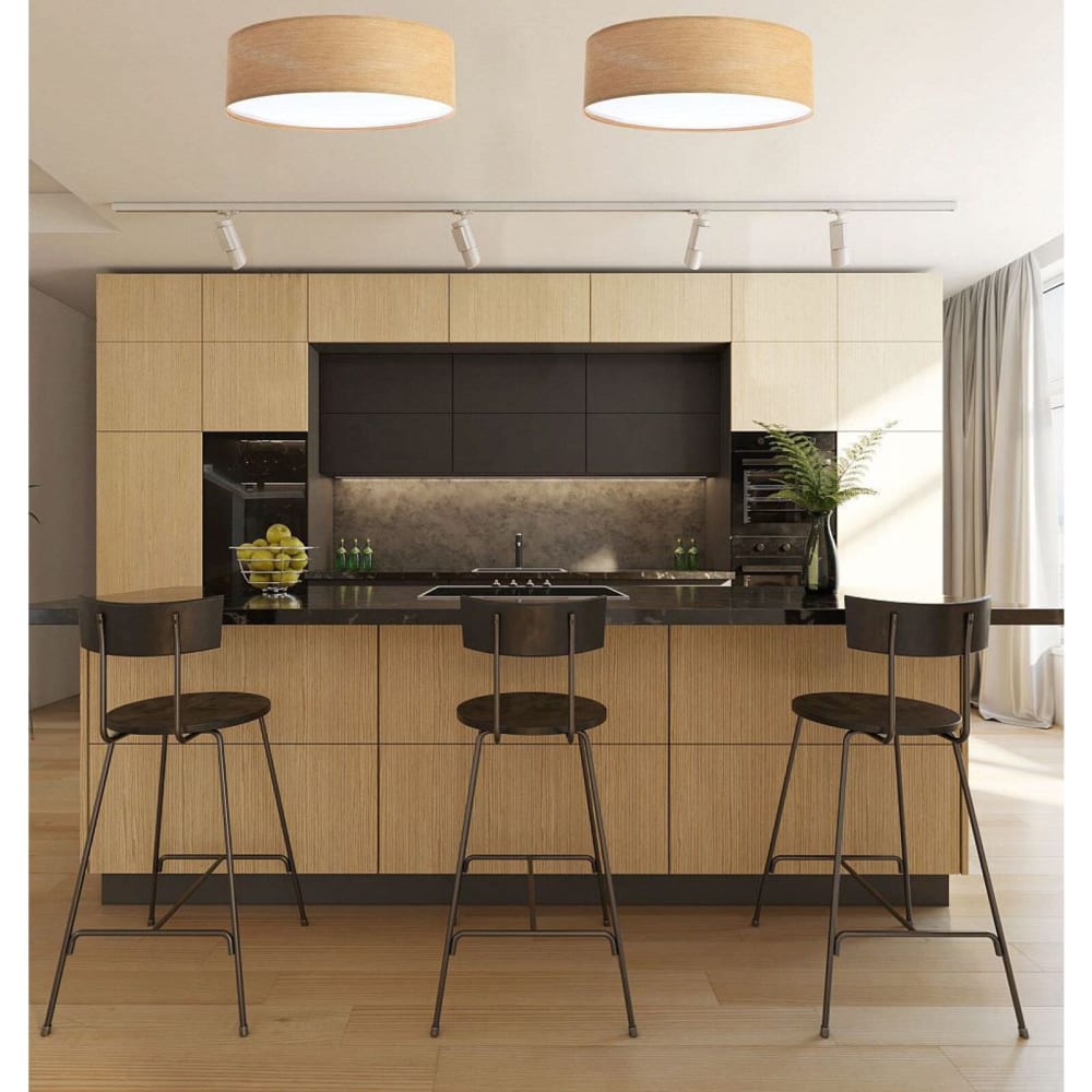 Plafonnier en tissu, natural — vue 3