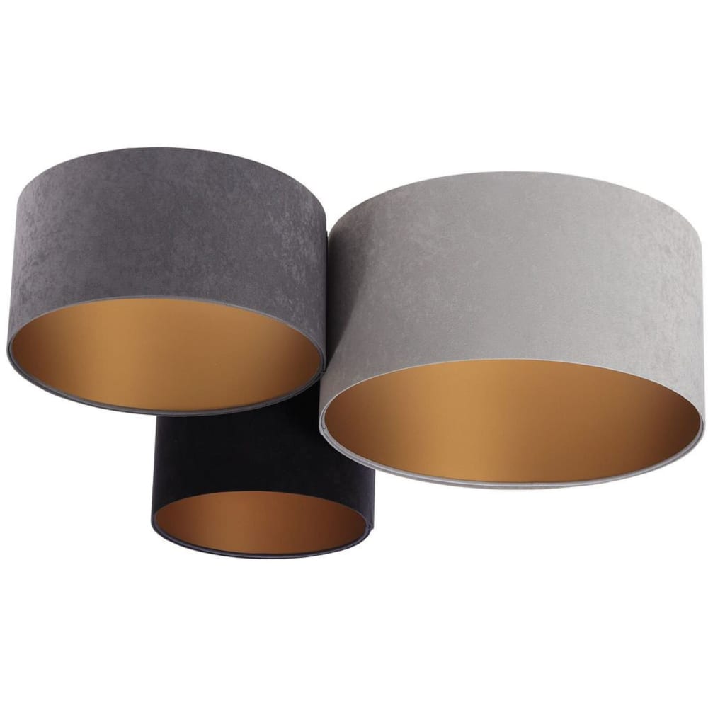 Plafonnier en tissu Trio