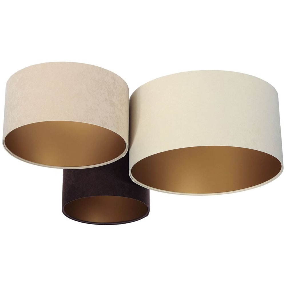 Plafonnier en tissu Trio