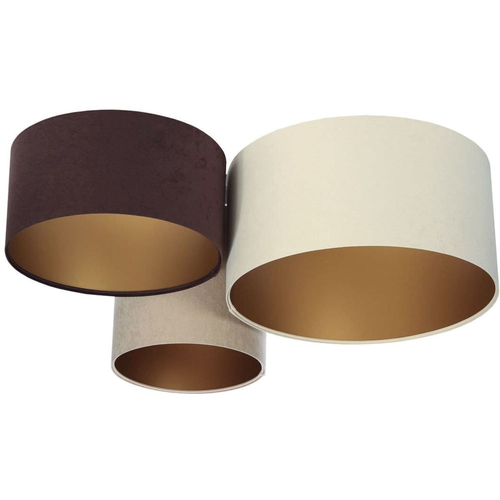 Plafonnier en tissu Trio