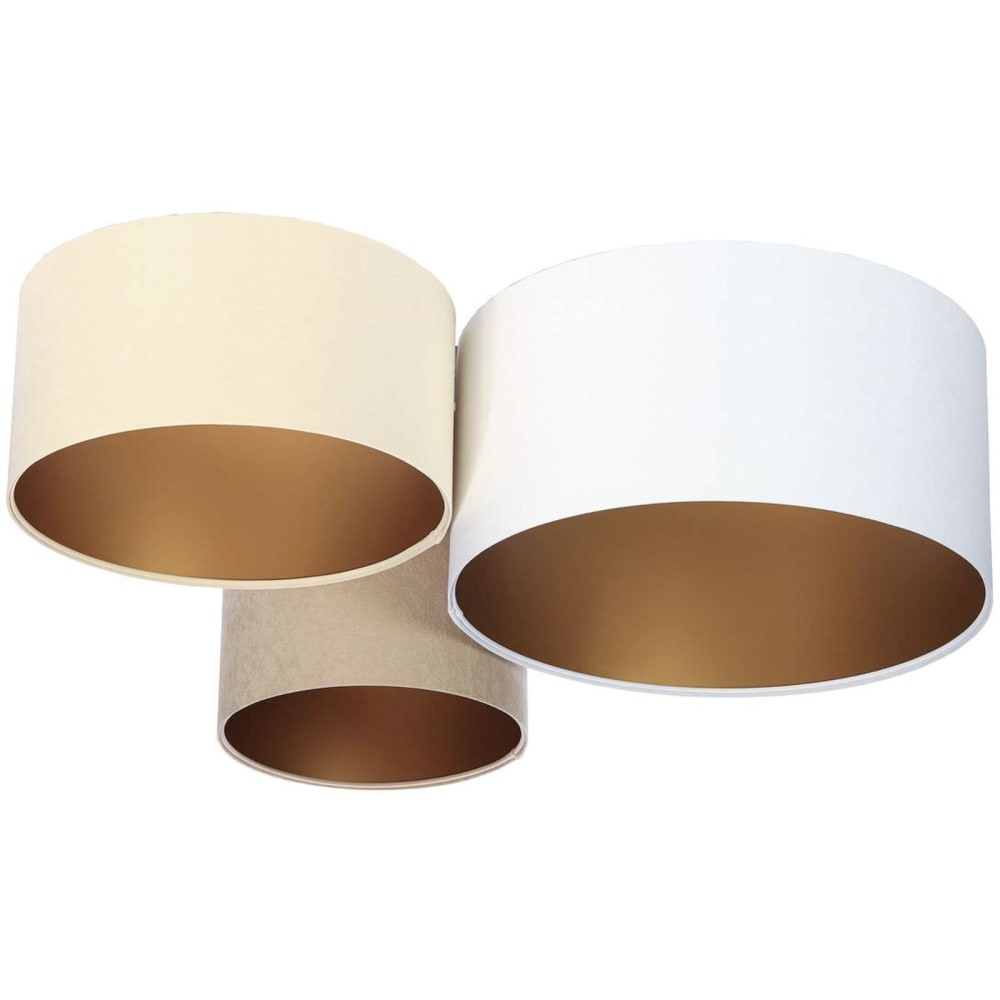Plafonnier en tissu Trio