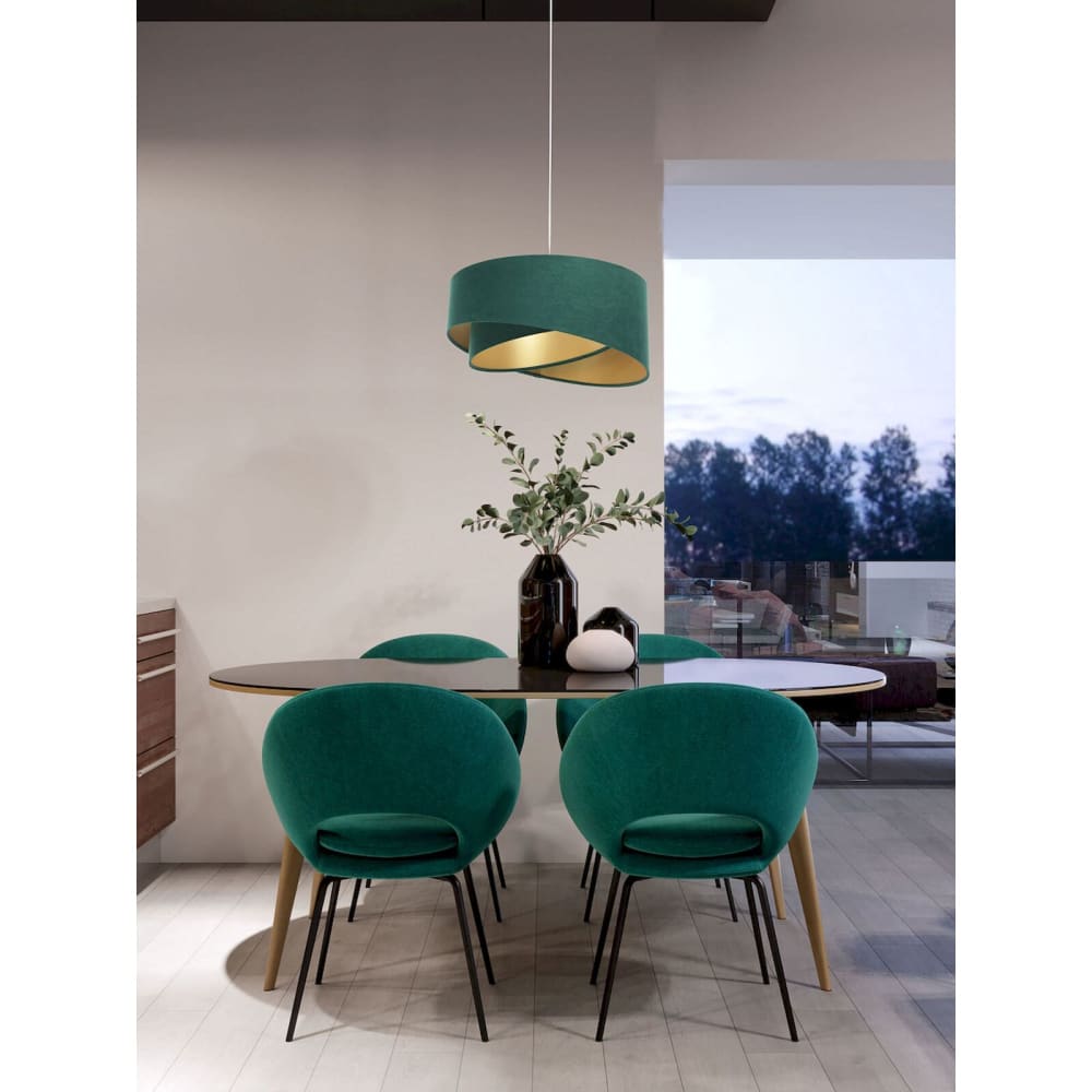 Suspension en velours, galaxy — vue 3