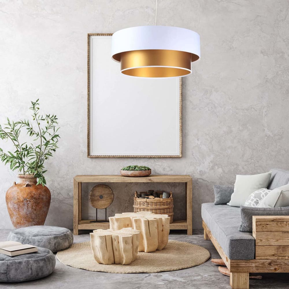 Suspension en tissu, duo élégant — vue 3