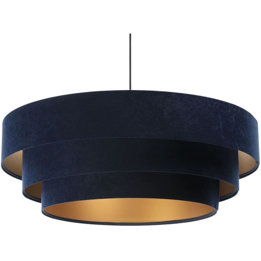 Suspension tissu bleu 60x60x25 cm — vue 3