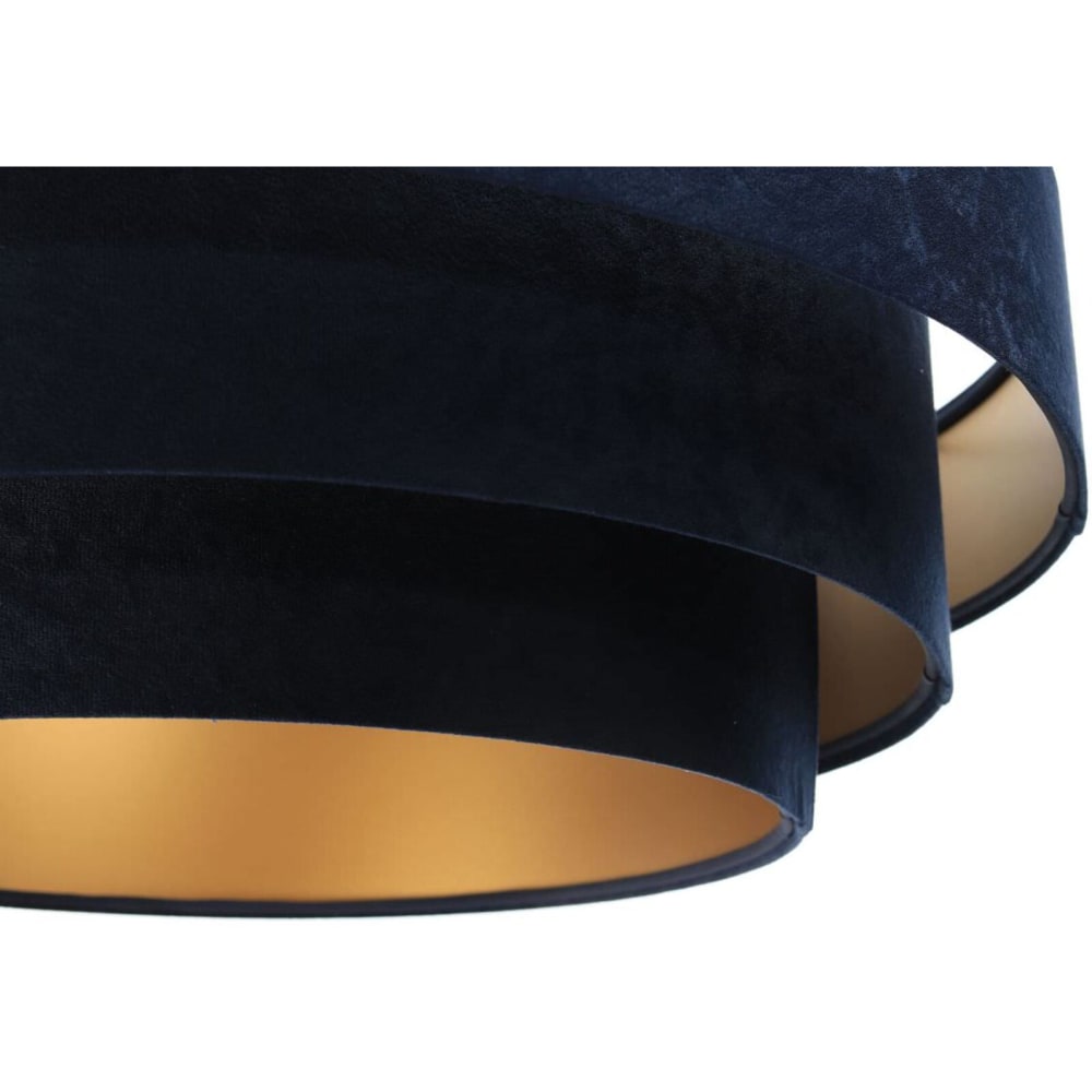 Suspension tissu bleu 60x60x25 cm — vue 4