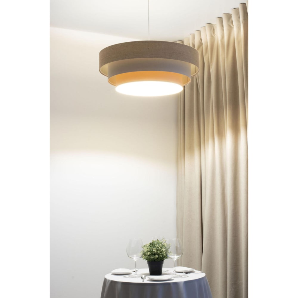 Suspension en lin style bohème — vue 3