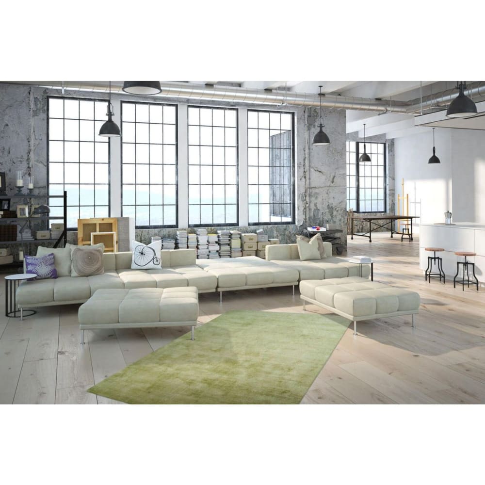 Tapis en viscose fait main, luxe - Maisons du Monde