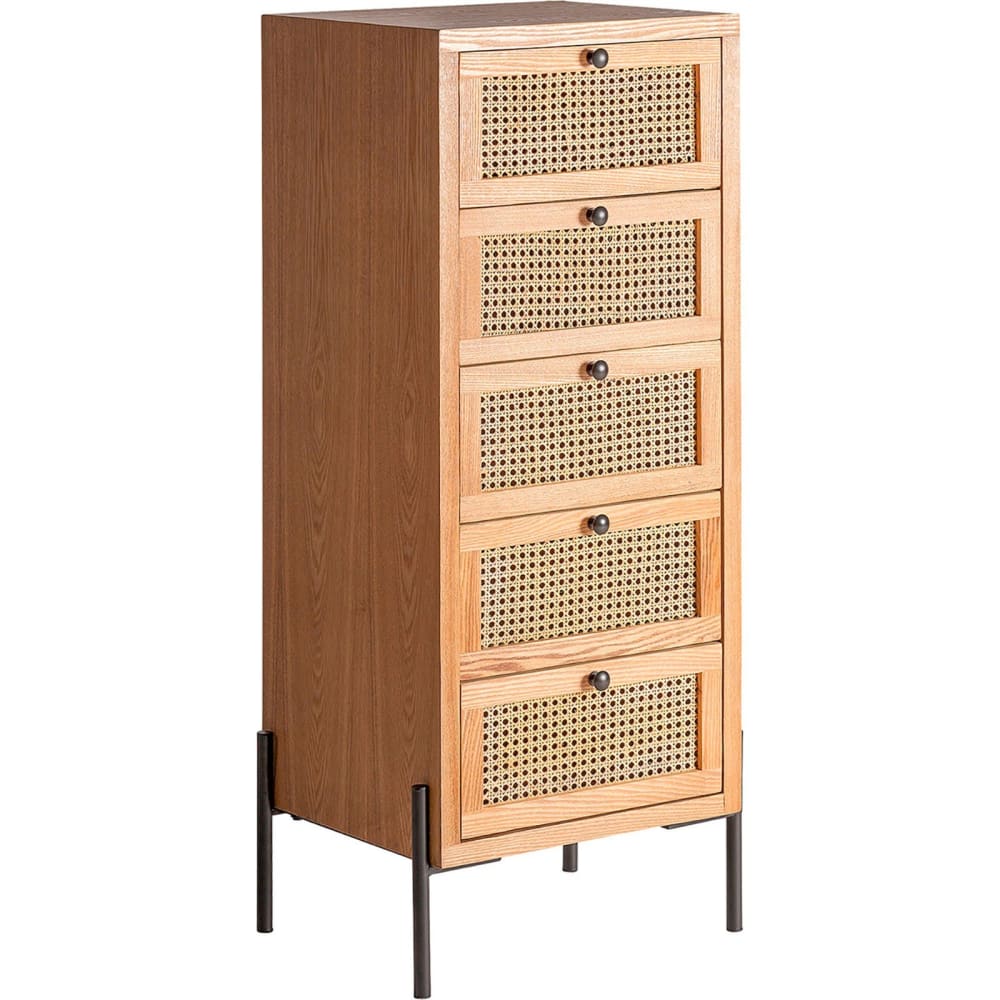 Chiffonnier rectangulaire - rotin
