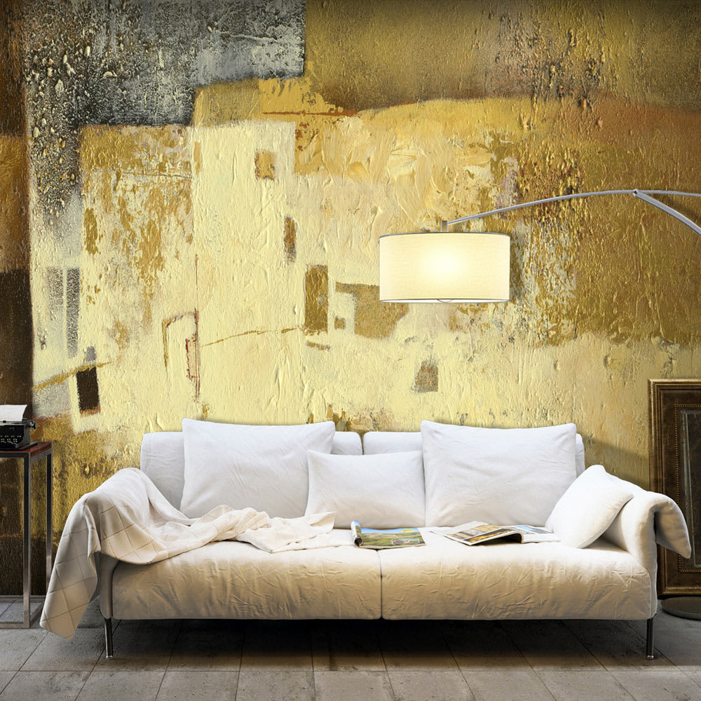 Papier peint abstractions golden oddity 350x245 cm — vue 3