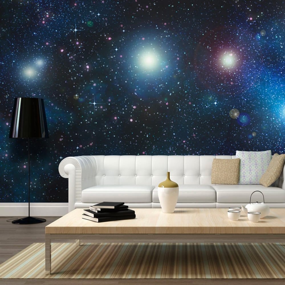 Papier peint des milliers d'étoiles brillantes 400 x 309 cm — vue 3