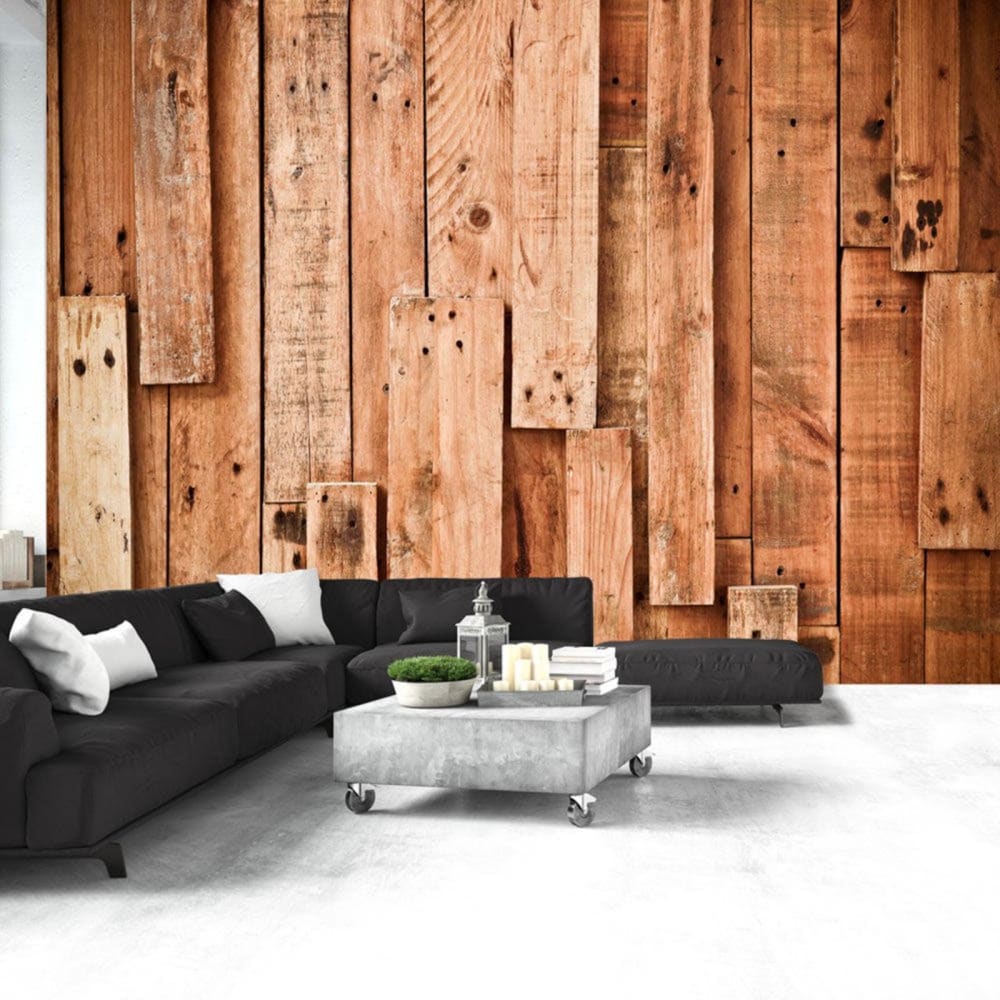 Papier peint fantaisie en bois 400 x 280 cm — vue 3