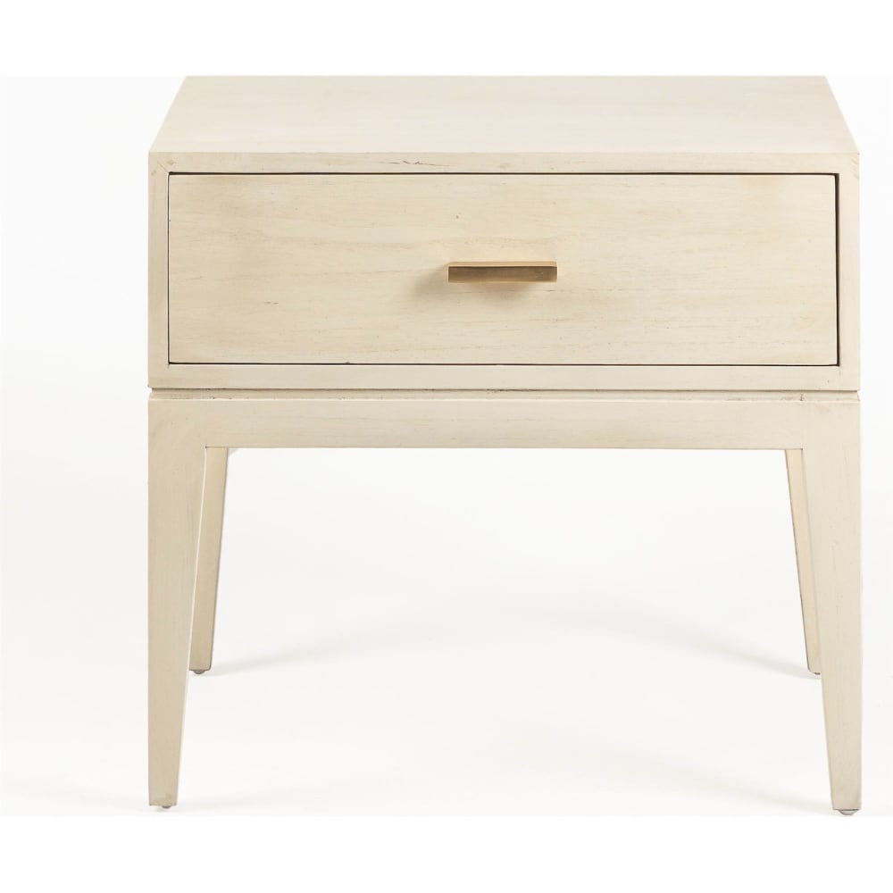Table de chevet rectangulaire en bois et métal - Maisons du Monde