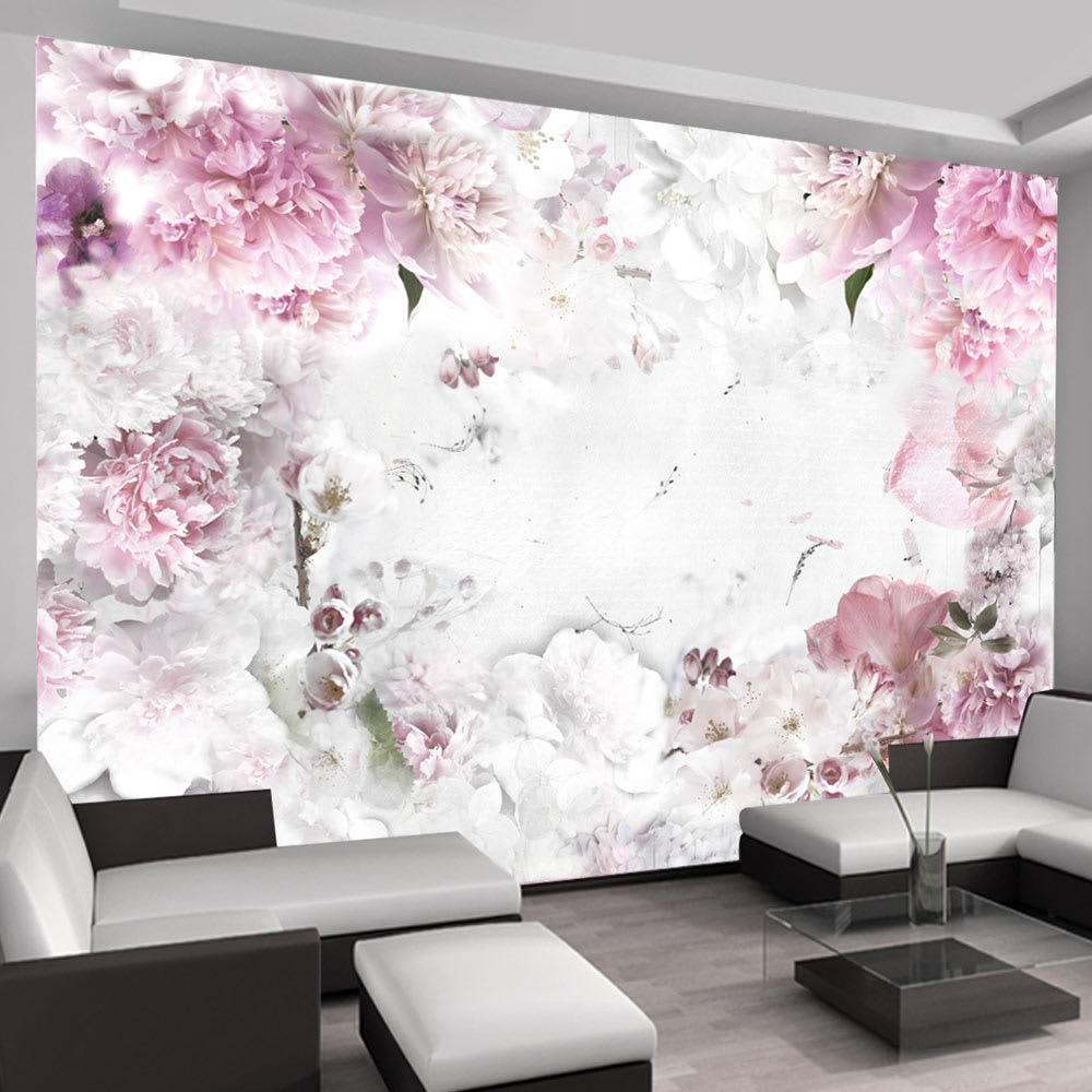 Papier peint fleurs dancing peonies 400x280 cm — vue 3