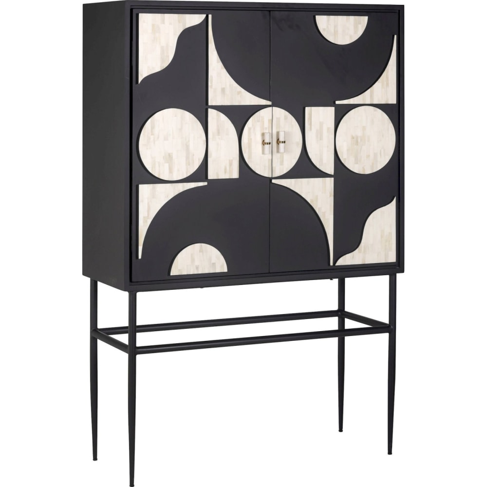 Buffet rectangulaire en métal 2 portes Novas