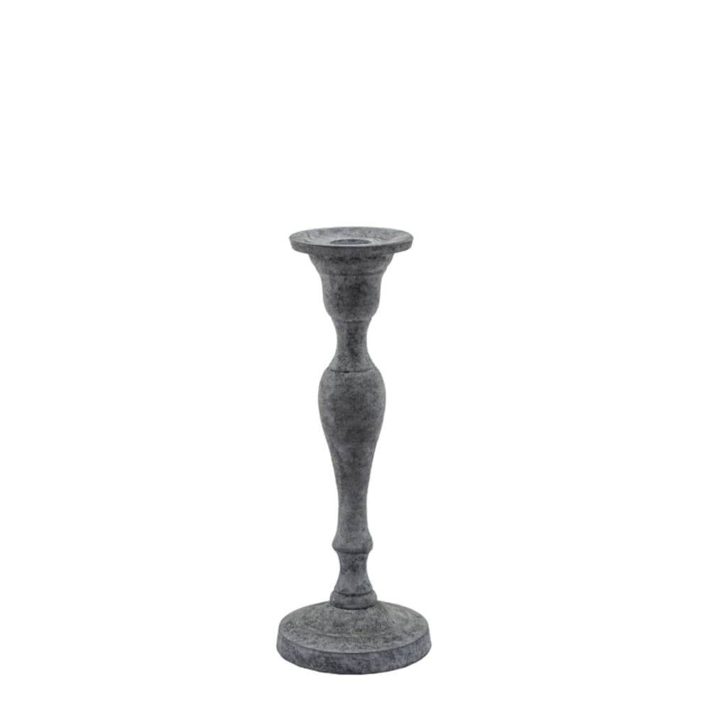 Sia Deco Dekorativer Kerzenständer aus Stahl H23, Grauem style modern Grau Edelstahl