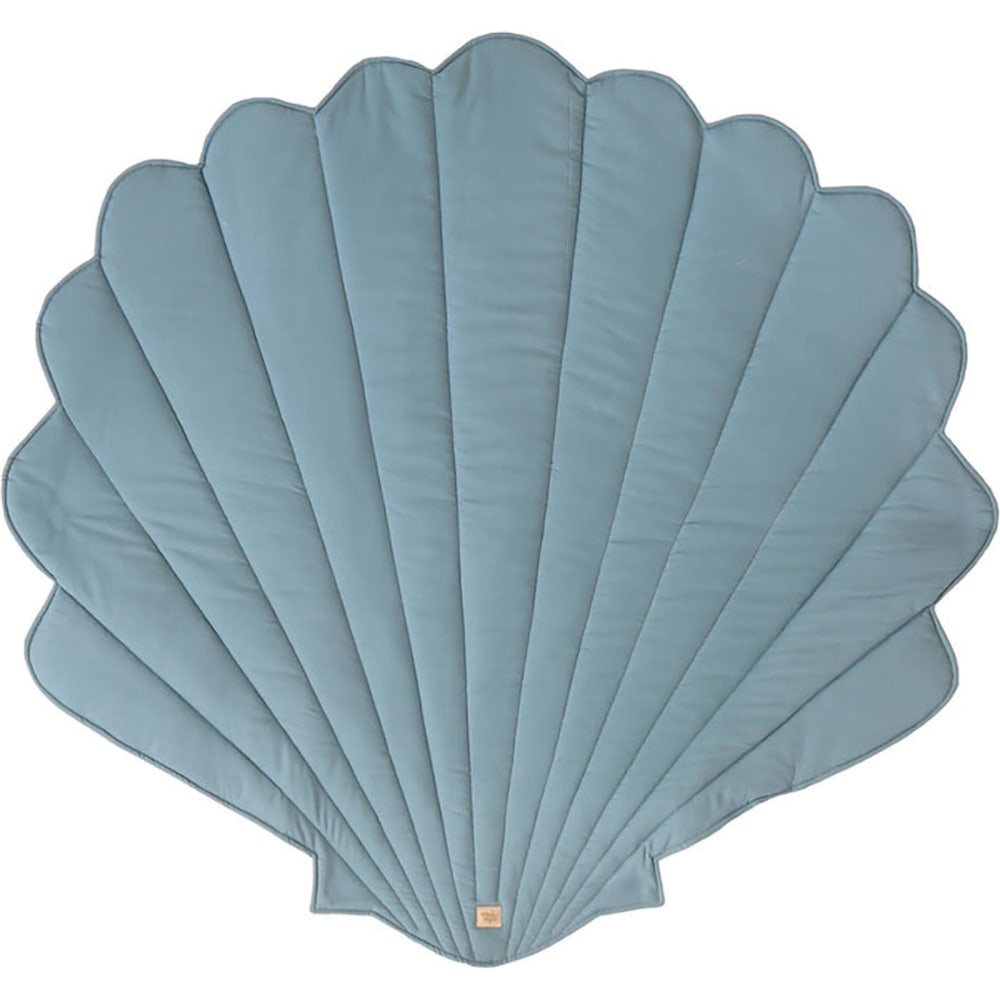 Tapis de sol coquillage en lin molletonné Sea stories