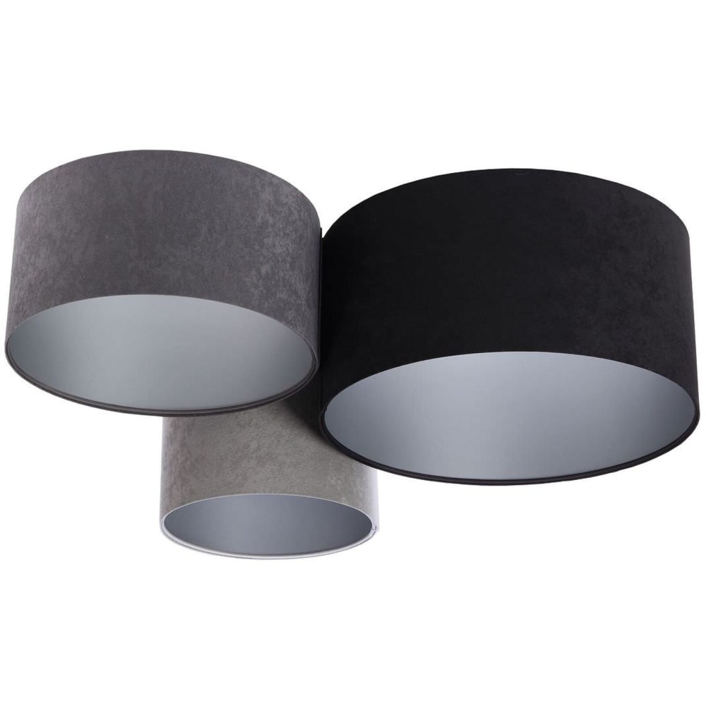 Plafonnier en tissu Trio