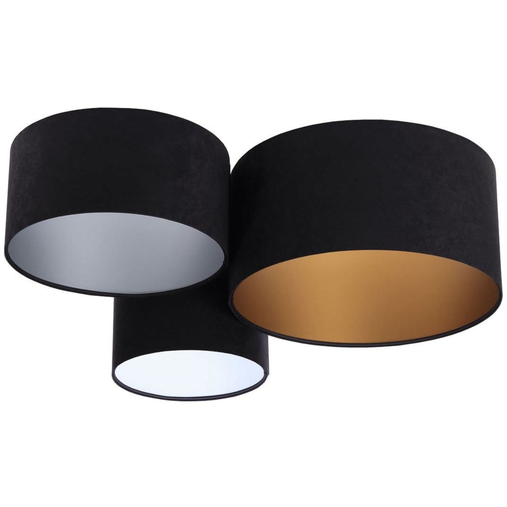 Plafonnier en tissu Trio