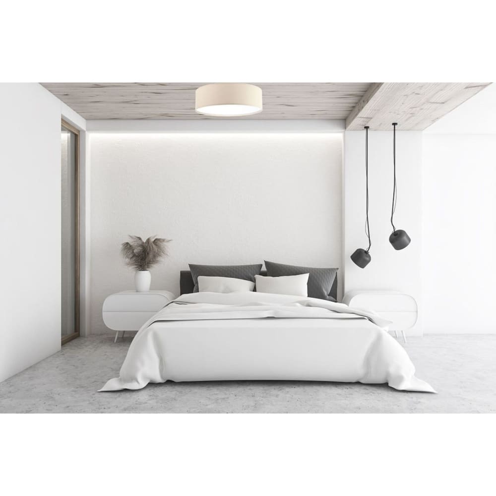 Plafonnier en tissu, natural - Maisons du Monde