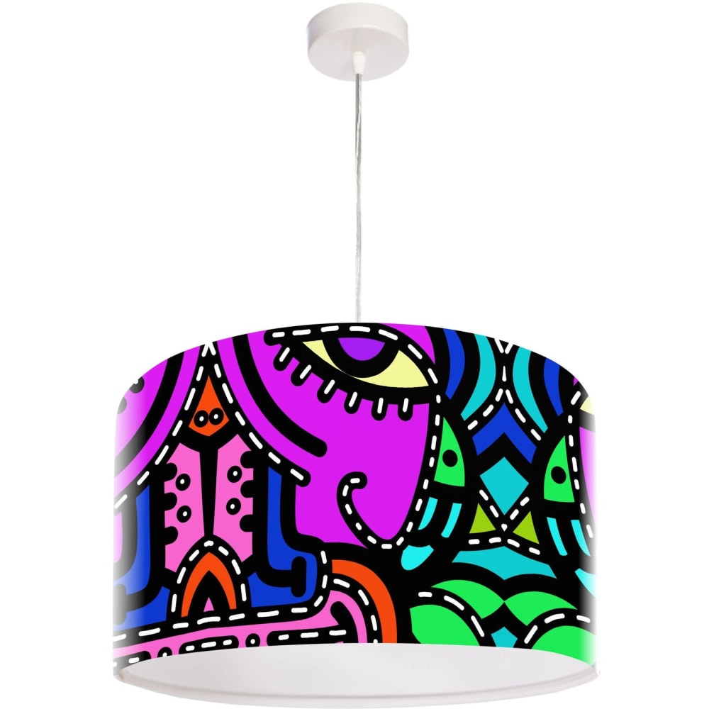 Suspension en tissu impresio — vue 3