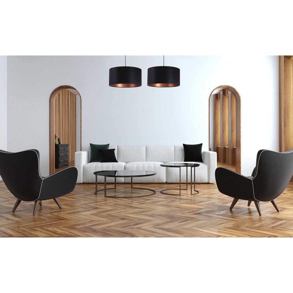 Suspension en tissu satin, glam — vue 3