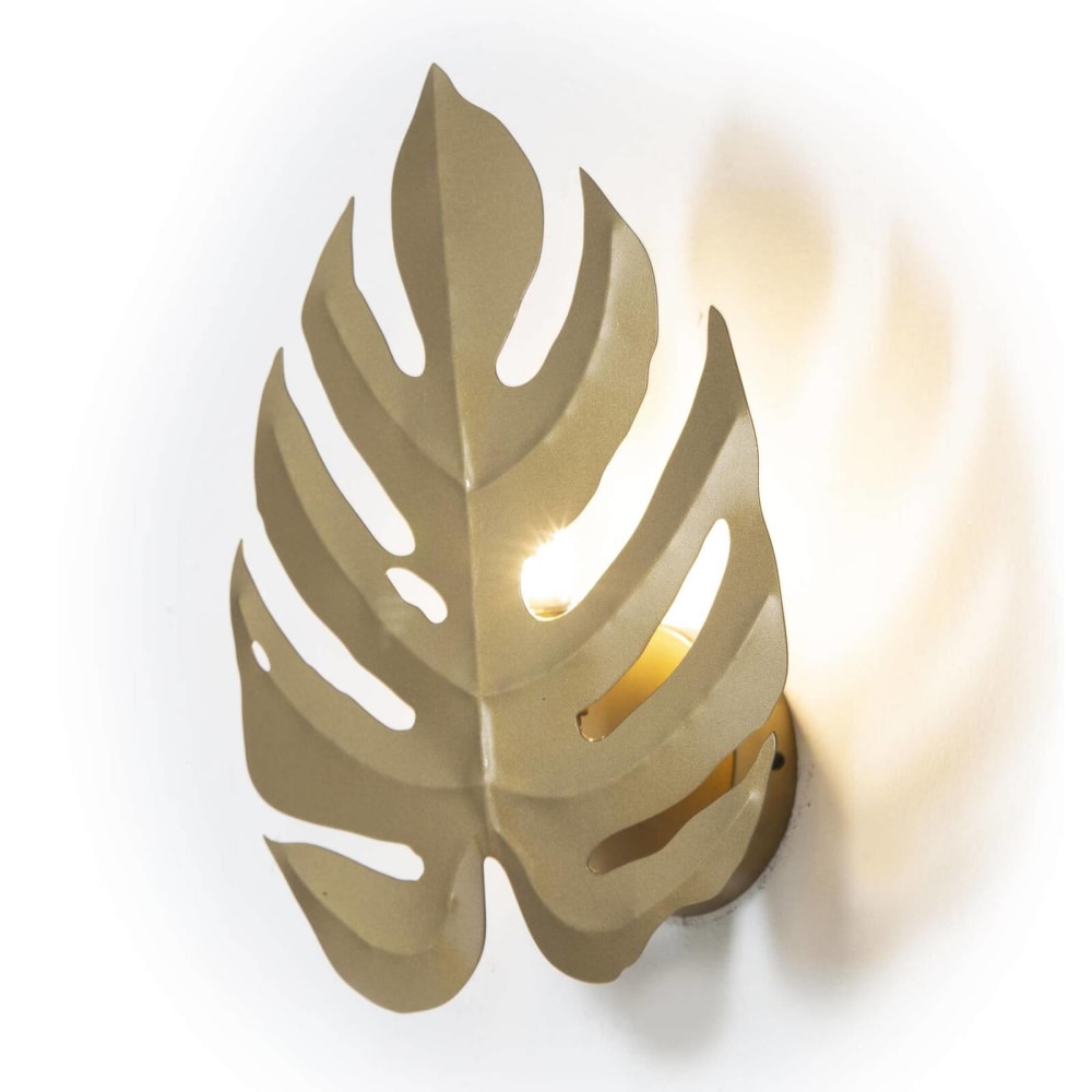 Applique murale en métal Mores