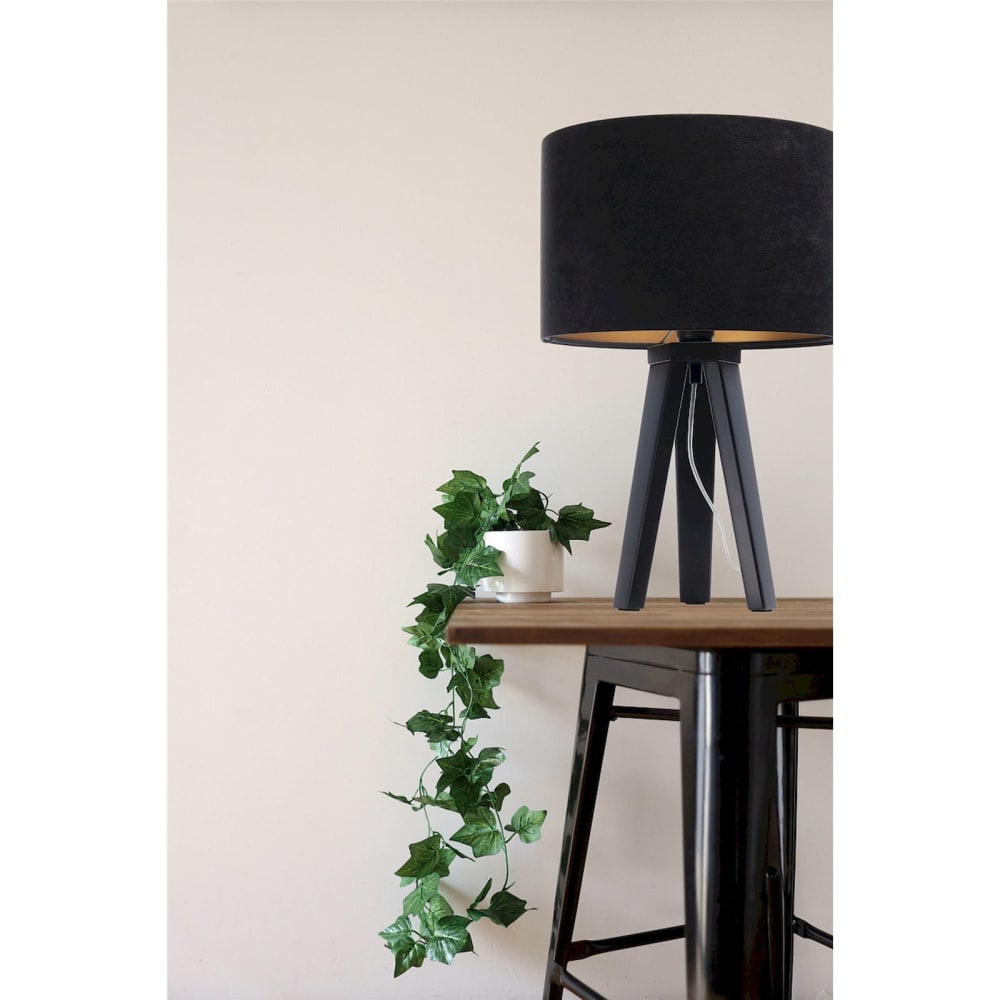 Lampe de chevet en bois glamour — vue 3