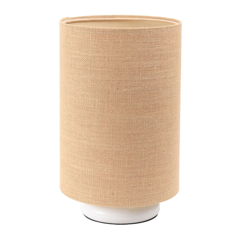 Lampe de chevet en jute style boho