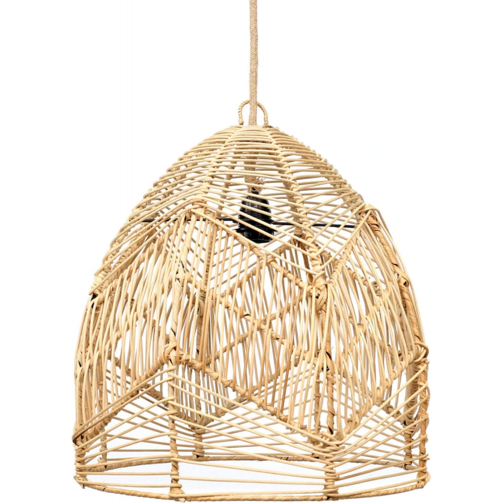 Plafonnier conique en rotin Bali Bazar