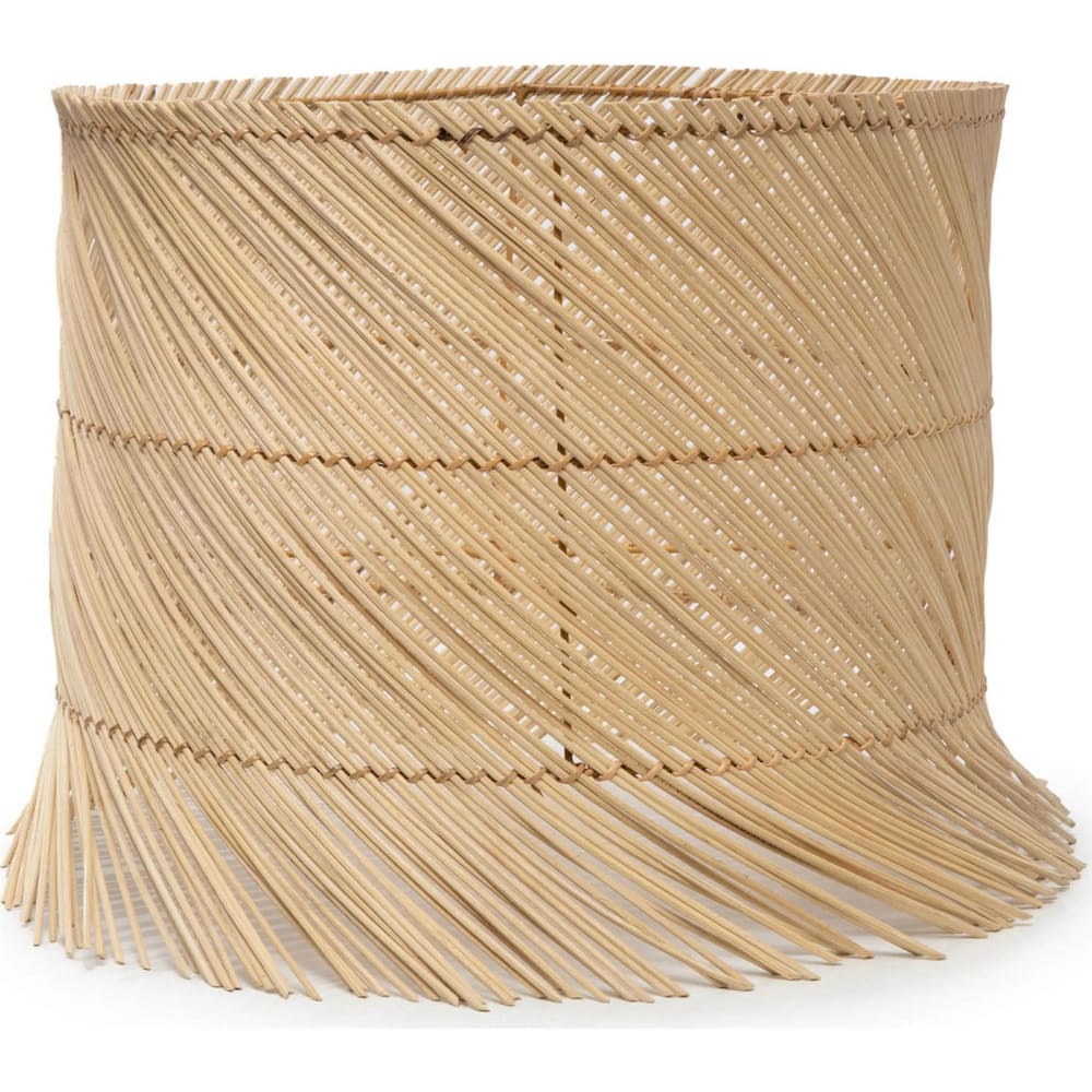 Lampe de table ronde en sisal Bali Bazar