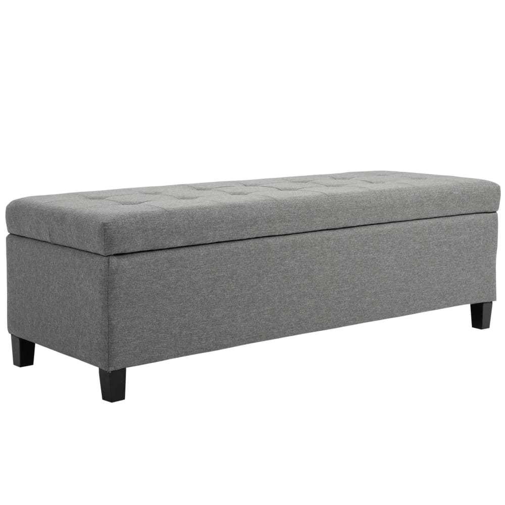 banco de almacenamiento 125x49x415 cm gris