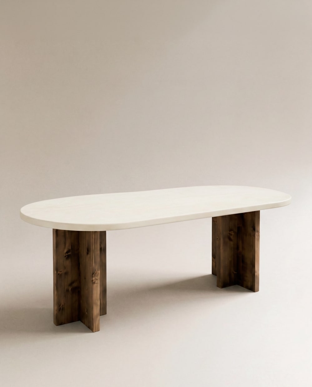 Table de salle à manger - ovale