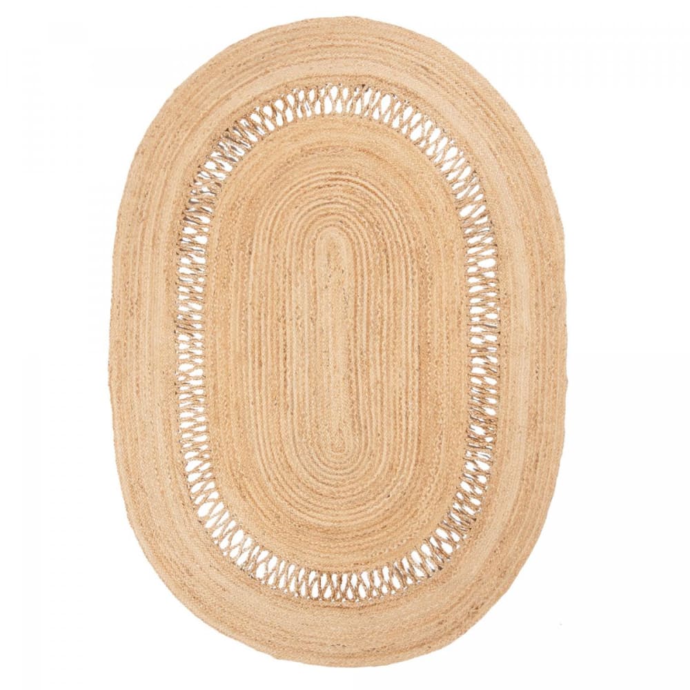 tapis en jute tissé