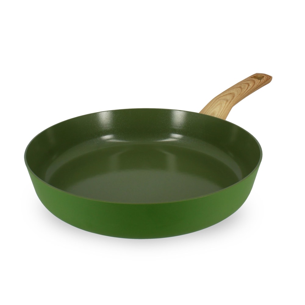 Poêle 28cm avec revêtement céramique vert - tous feux