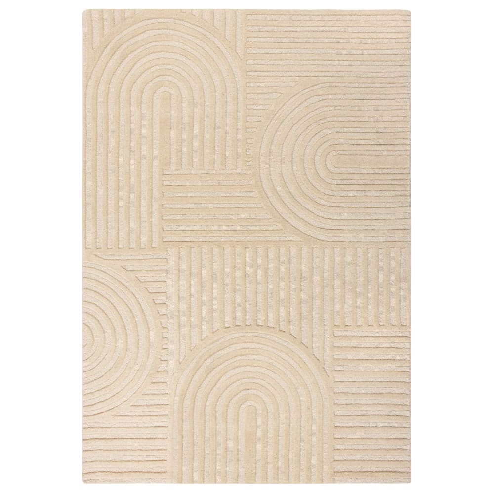 Tapis en laine beige 200x290cm