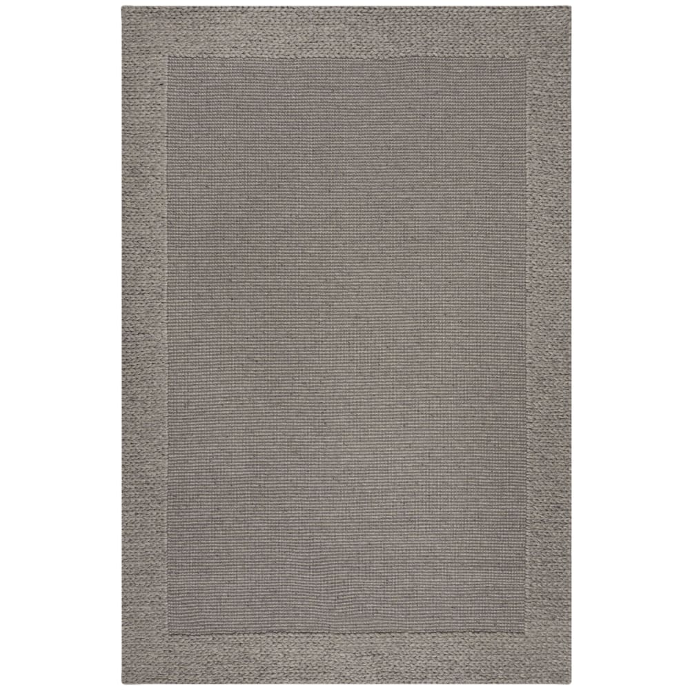 Tapis en laine à bordure grise 120x170cm