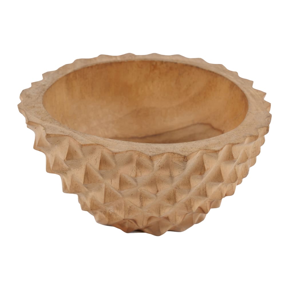 Bol bois de teck marron 20x20x10cm Bol bois de teck marron 20x20x10cm