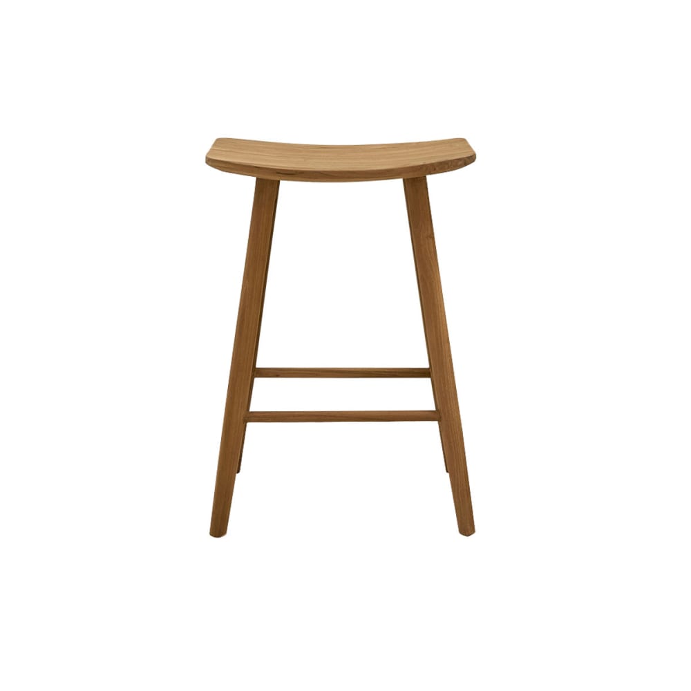 Tabouret en teck massif