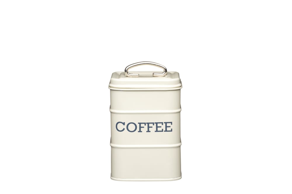 Boîte à Café en Inox Crème