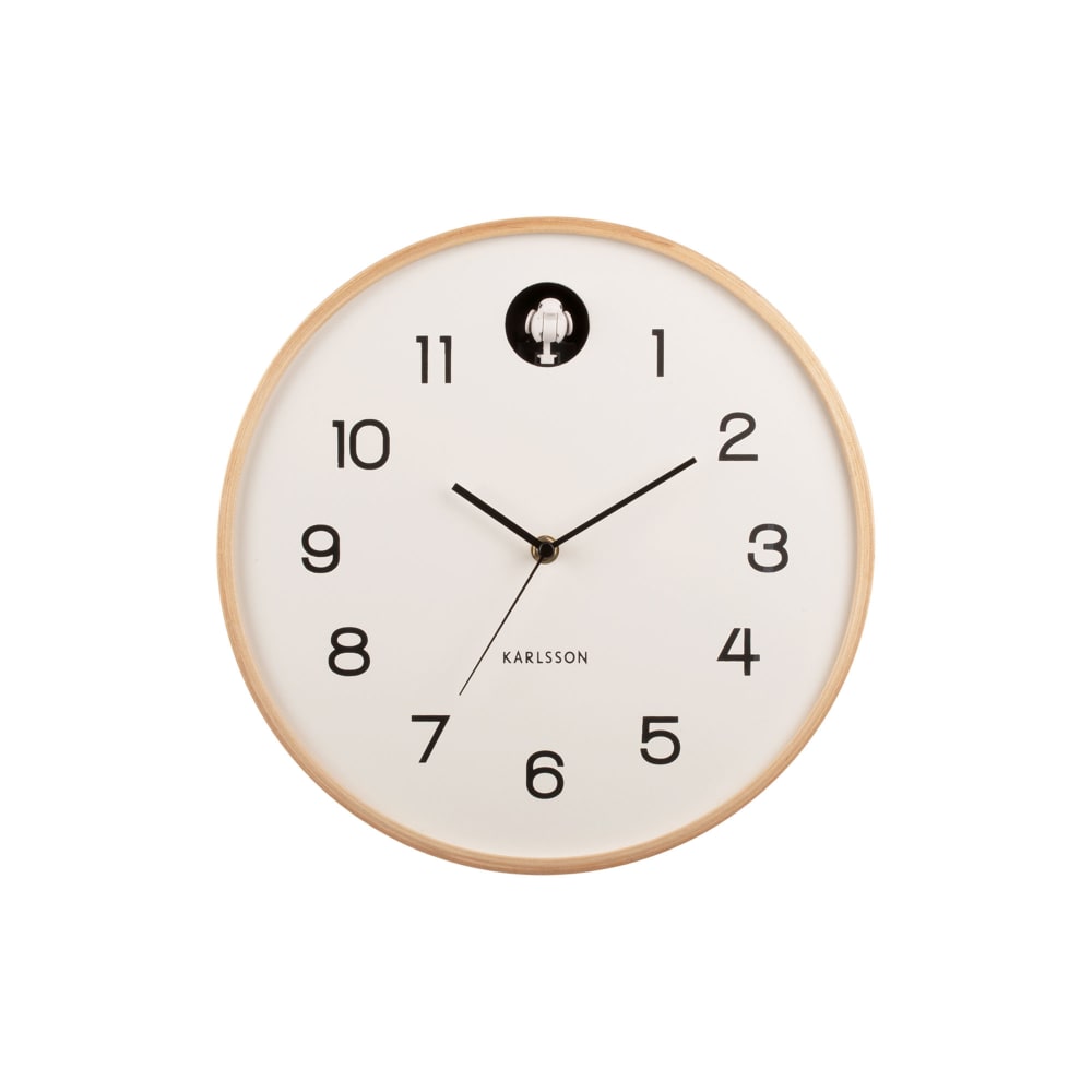 horloge murale bois de