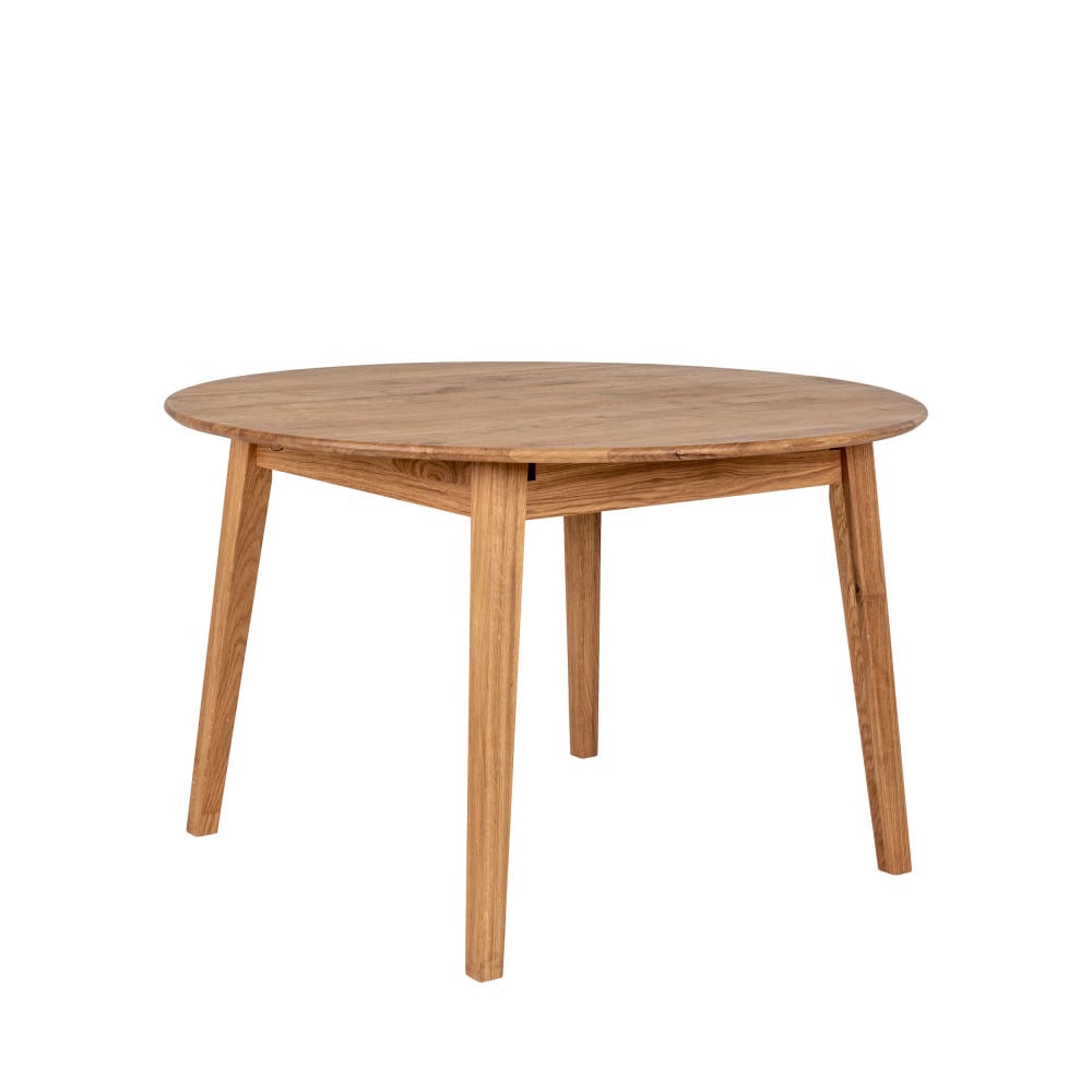 Table à manger extensible 4 à 6 personnes ø118-158x118cm - Bois clair