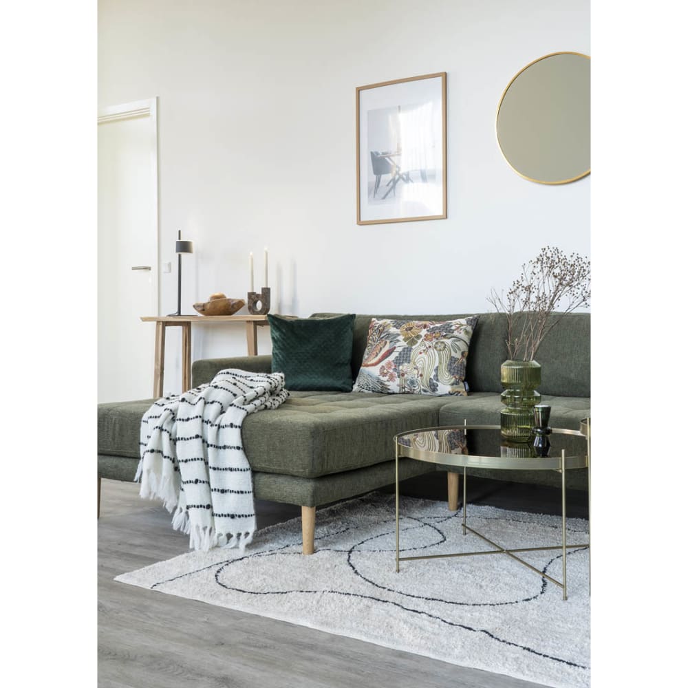 Tapis avec formes organiques - 160x230cm beige coton — vue 4
