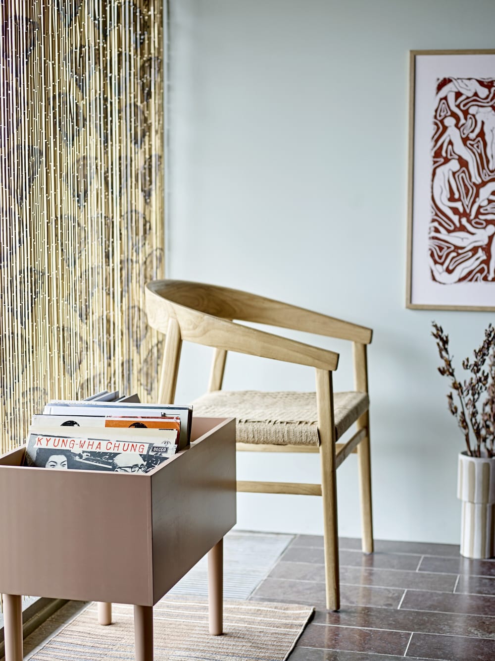 Vase en grès nature h28,5 - Maisons du Monde