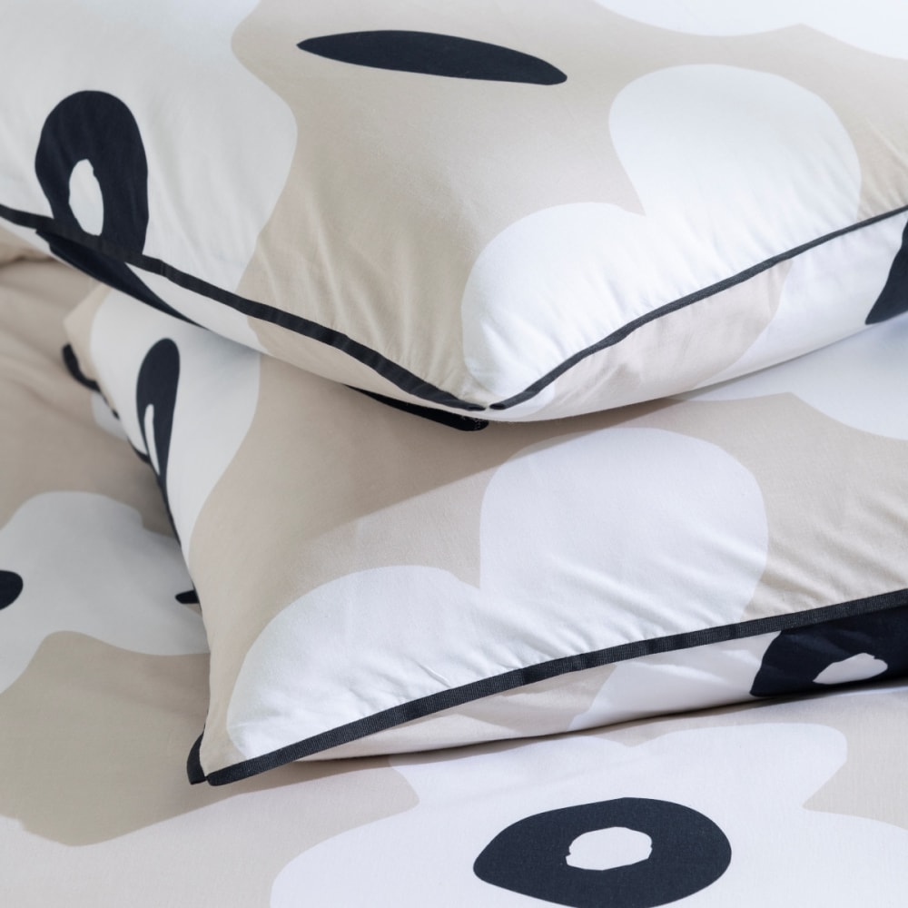 Parure de lit 2 personnes fleur coton 260x240cm — vue 3
